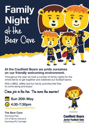 Family Night May 2018 Flyer