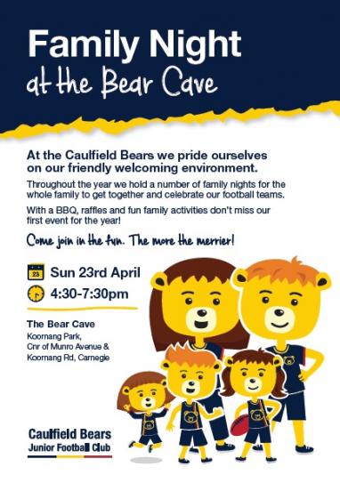 Family Night April 2017 Flyer