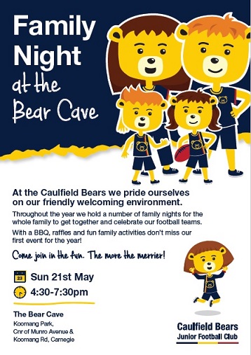 Family Night May 2017 Flyer